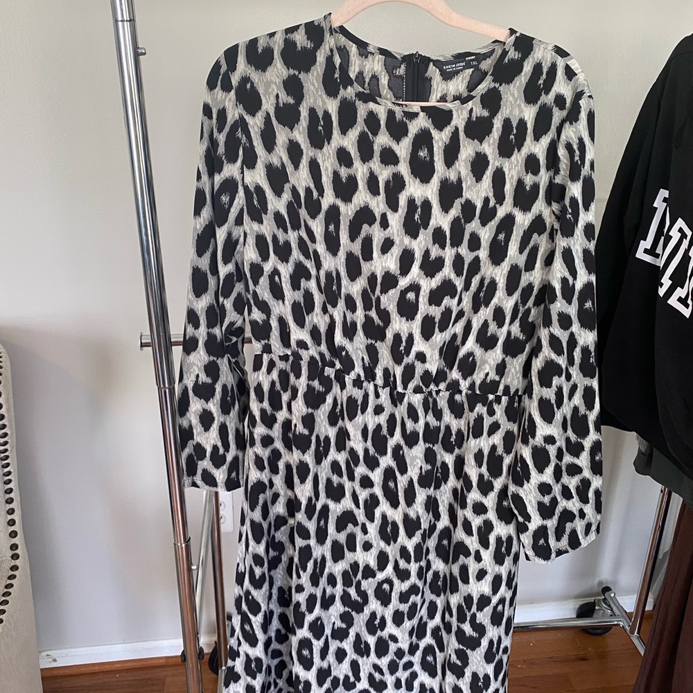 Leopard print dress